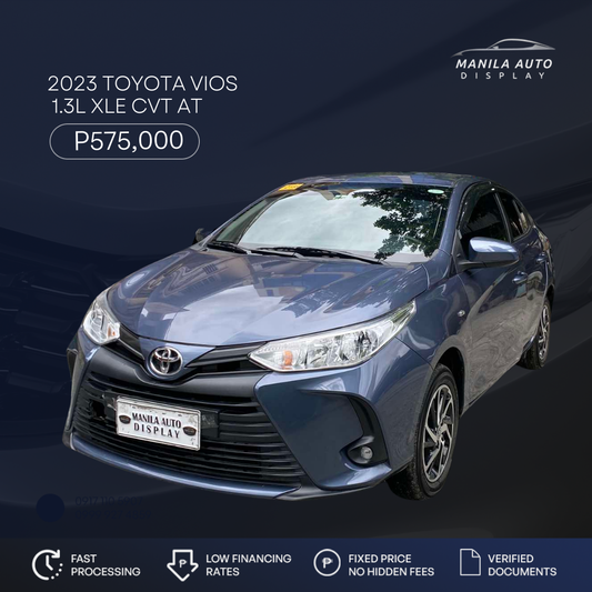 2023 TOYOTA VIOS 1.3L XLE CVT GAS AUTOMATIC TRANSMISSION TOYOTA