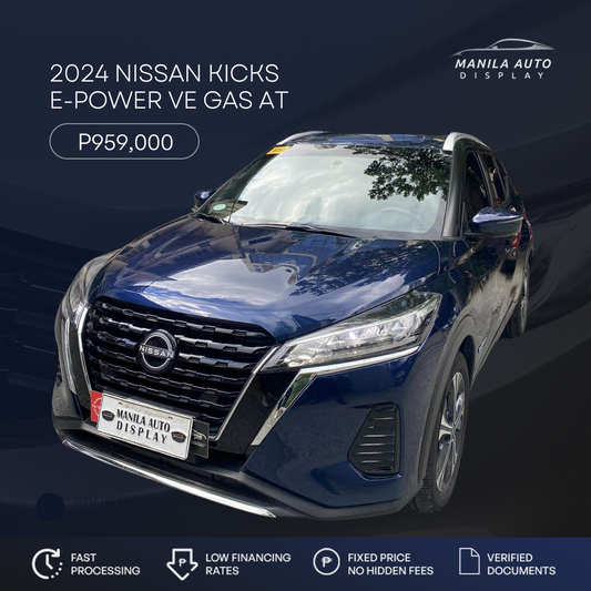 2024 NISSAN KICKS E-POWER VE GAS-HYBRID AUTOMATIC TRANSMISSION NISSAN