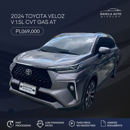 2024 TOYOTA VELOZ V 1.5L CVT AUTOMATIC TRANSMISSION TOYOTA