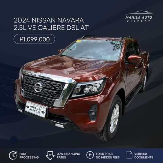 2024 NISSAN NAVARA 2.5L VE CALIBRE 4X2 DSL AUTOMATIC TRANSMISSION
