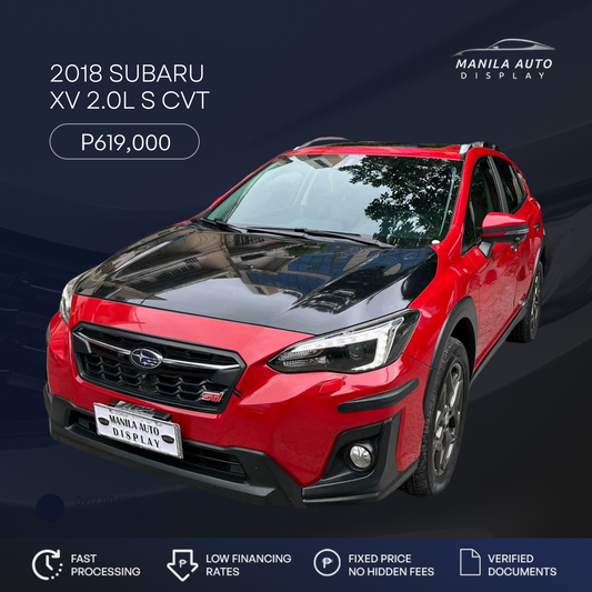 2018 SUBARU XV 2.0-S CVT