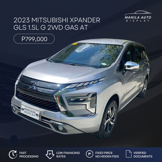 2023 MITSUBISHI XPANDER GLS 1.5L G 2WD GAS AUTOMATIC TRANSMISSION