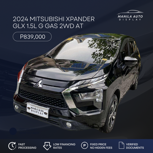 2024 MITSUBISHI XPANDER GLX 1.5L G GAS 2WD AUTOMATIC TRANSMISSION