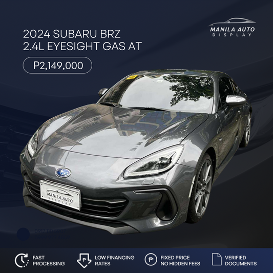 2024 SUBARU BRZ 2.4L EYESIGHT AUTOMATIC TRANSMISSION