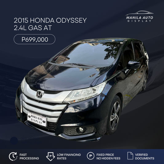 2015 HONDA ODYSSEY 2.4L GASOLINE AUTOMATIC TRANSMISSION HONDA