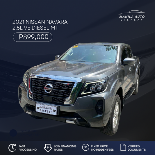 2021 NISSAN	NAVARA 2.5L VE DIESEL MANUAL TRANSMISSION