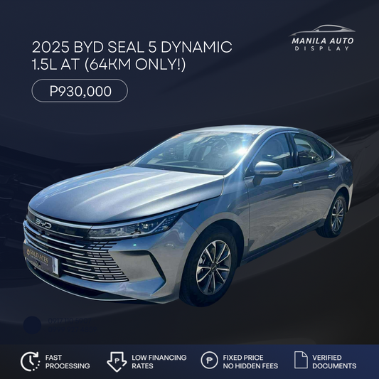 2025 BYD SEAL 5 DYNAMIC 1.5 AUTOMATIC TRANSMISSION (64KM ONLY!)