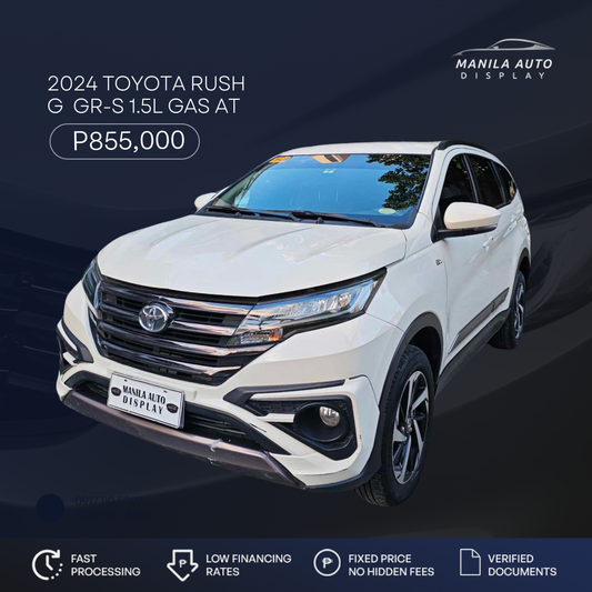 2024 TOYOTA RUSH G GR-S 1.5L GAS AUTOMATIC TRANSMISSION