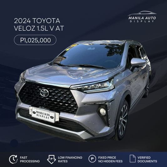 2024 TOYOTA VELOZ 1.5L V AUTOMATIC TRANSMISSION