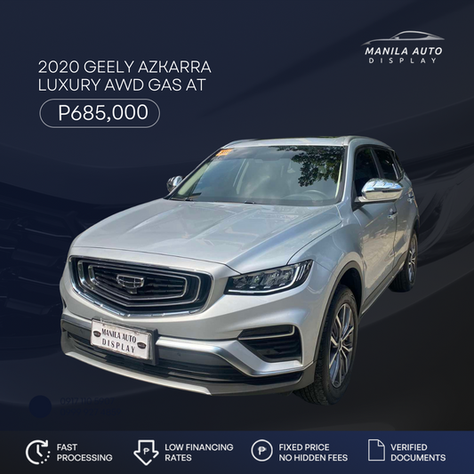 2020 GEELY AZKARRA LUXURY AWD GAS AUTOMATIC TRANSMISSION