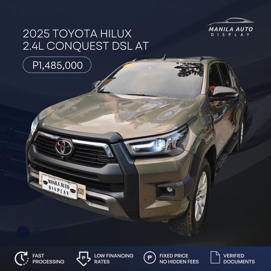 2025 TOYOTA HILUX 2.4L CONQUEST 4X2 AUTOMATIC TRANSMISSION