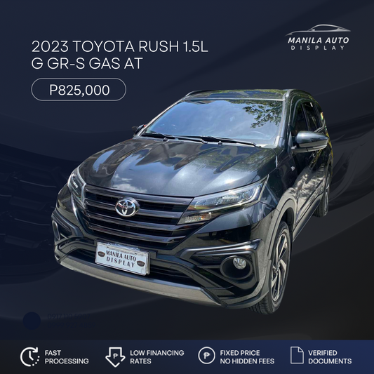 2023 TOYOTA RUSH 1.5 G GR-S GAS AUTOMATIC TRANSMISSION