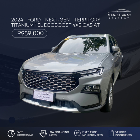 2024 FORD NEXT-GEN TERRITORY TITANIUM 1.5L ECOBOOST 4X2 GAS AUTOMATIC TRANSMISSION