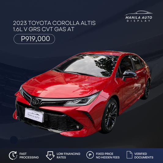 2023 TOYOTA COROLLA ALTIS 1.6L V GRS CVT GAS AUTOMATIC TRANSMISSION