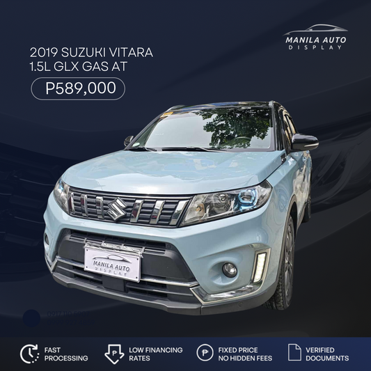 2019 SUZUKI	VITARA 1.5L GLX GAS AUTOMATIC TRANSMISSION