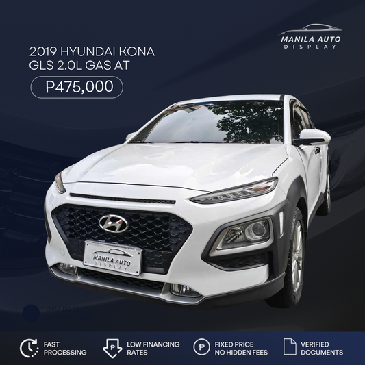 2019 HYUNDAI KONA GLS 2.0L GAS AUTOMATIC TRANSMISSION