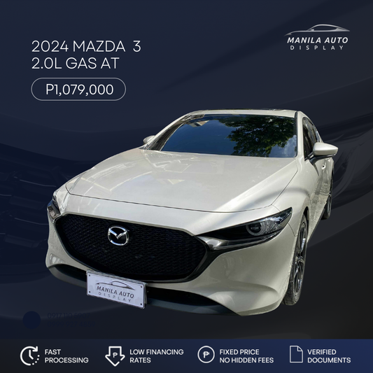 2024 MAZDA  3 2.0L GAS AUTOMATIC TRANSMISSION