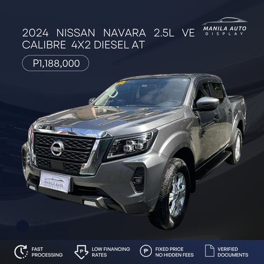 2024 NISSAN NAVARA 2.5L VE CALIBRE 4X2 DIESEL AUTOMATIC TRANSMISSION