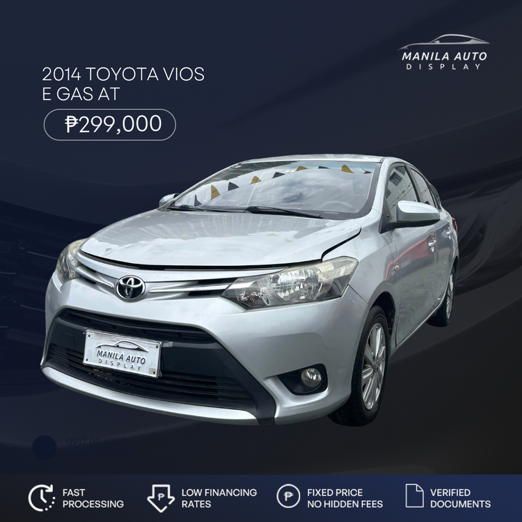 2014 TOYOTA VIOS E GAS AUTOMATIC TRANSMISSION