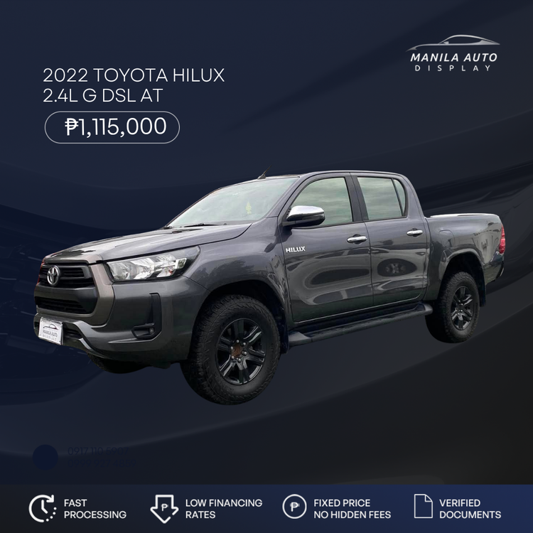 2022 TOYOTA HILUX 2.4L G DSL AUTOMATIC TRANSMISSION