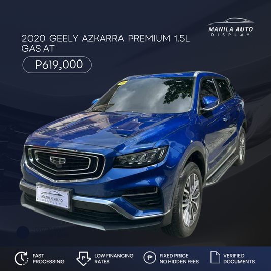 2020 GEELY AZKARRA PREMIUM 1.5L GAS AUTOMATIC TRANSMISSION