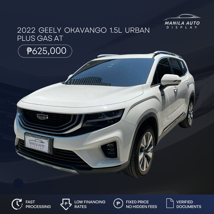 2022 GEELY OKAVANGO 1.5L URBAN PLUS GAS AUTOMATIC TRANSMISSION