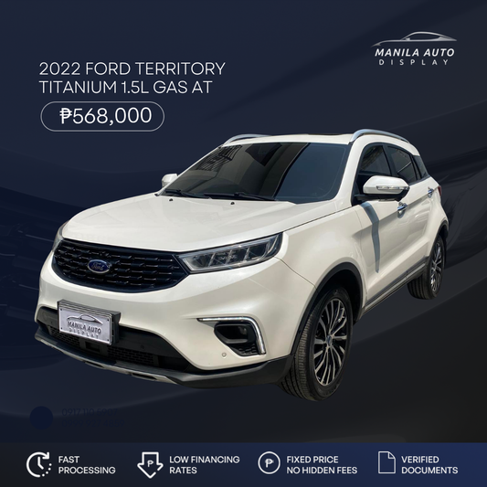 2022 FORD TERRITORY TITANIUM 1.5L GAS AUTOMATIC TRANSMISSION