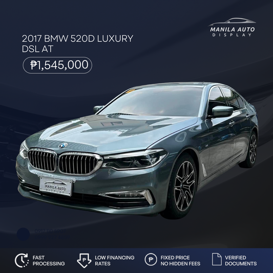 2017 BMW 520D LUXURY DSL AUTOMATIC TRANSMISSION