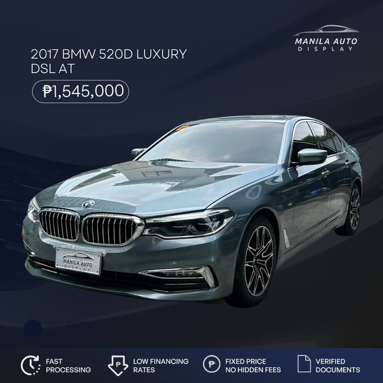 2017 BMW 520D LUXURY DSL AUTOMATIC TRANSMISSION