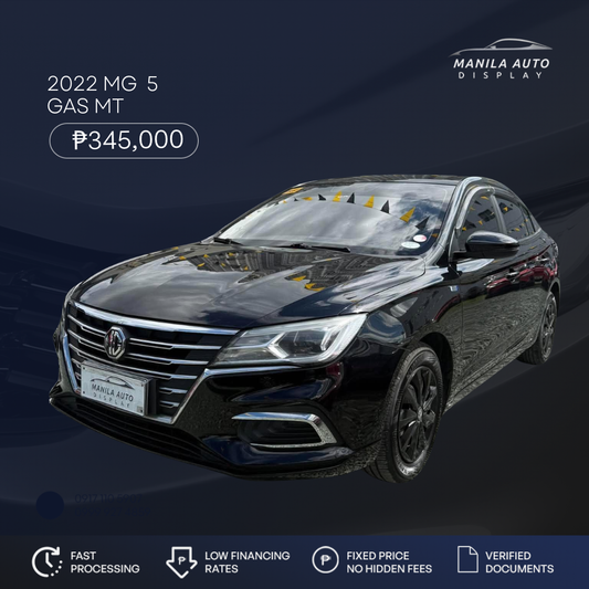 2022 MG 5 GAS MANUAL TRANSMISSION