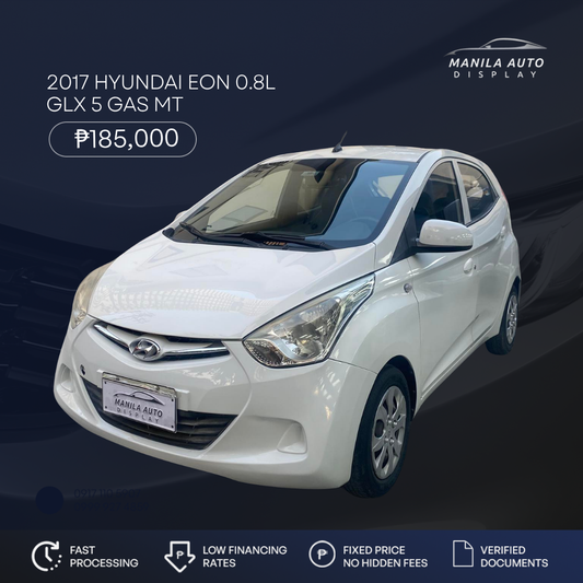 2017 HYUNDAI EON 0.8L GLX 5 GAS MANUAL TRANSMISSION