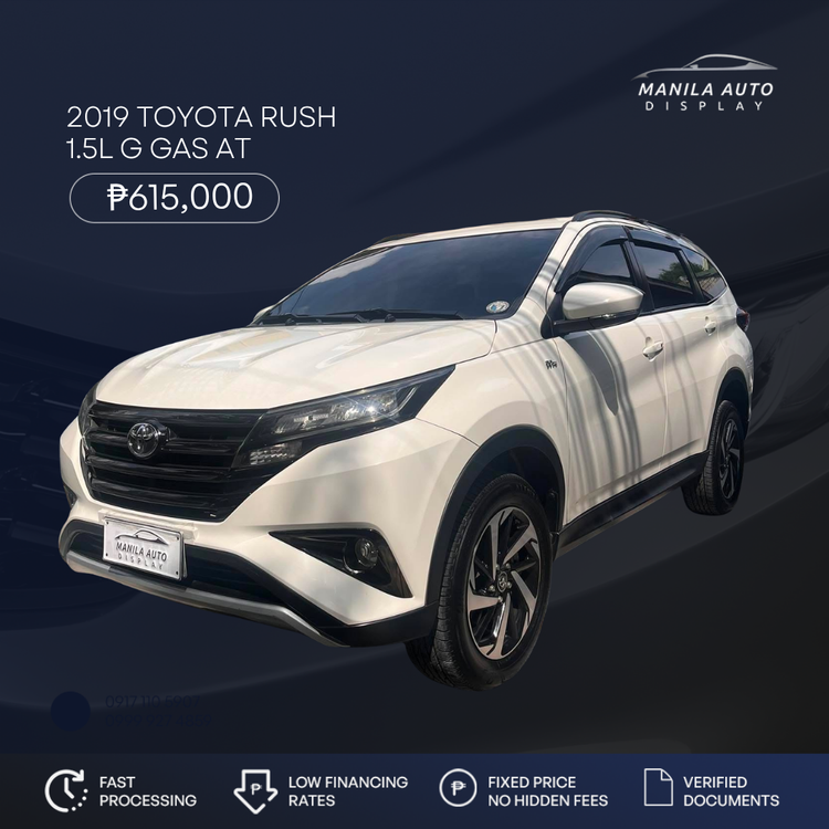 2019 TOYOTA RUSH 1.5L G AUTOMATIC TRANSMISSION