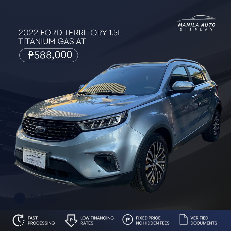2022 FORD TERRITORY 1.5L TITANIUM GAS AUTOMATIC TRANSMISSION