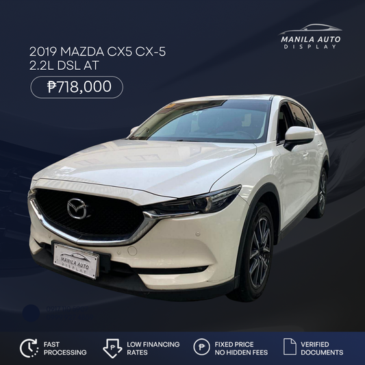 2019 MAZDA CX5	CX-5 2.2L DSL AUTOMATIC TRANSMISSION