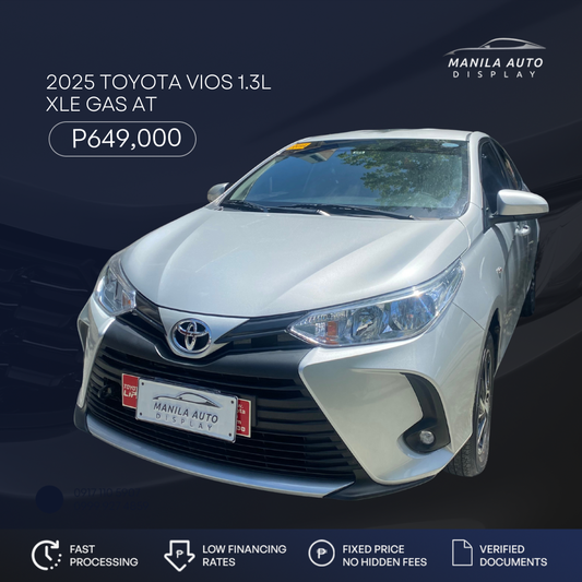 2025 TOYOTA VIOS 1.3L XLE AUTOMATIC TRANSMISSION