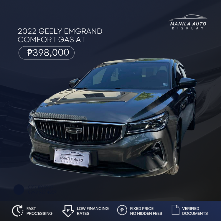2022 GEELY EMGRAND COMFORT GAS AUTOMATIC TRANSMISSION