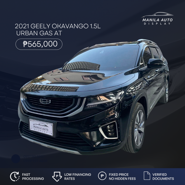 2021 GEELY OKAVANGO 1.5 URBAN GAS AUTOMATIC TRANSMISSION