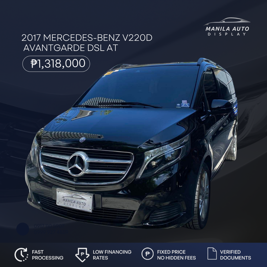 2017 MERCEDES-BENZ V-CLASS V220D AVANTGARDE DSL AUTOMATIC TRANSMISSION