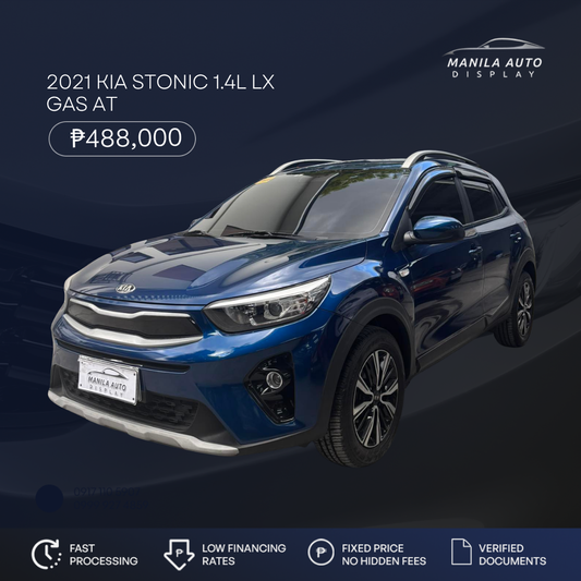 2021 KIA	STONIC 1.4L LX GAS AUTOMATIC TRANSMISSION (22TKMS)