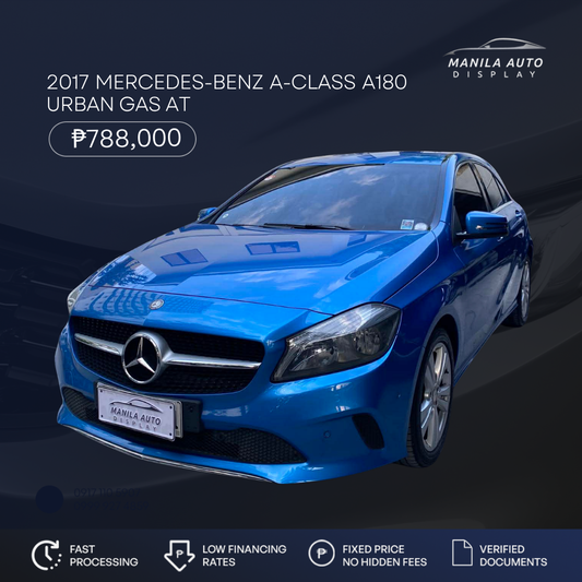 2017 MERCEDES-BENZ A-CLASS A180 URBAN GAS AUTOMATIC TRANSMISSION