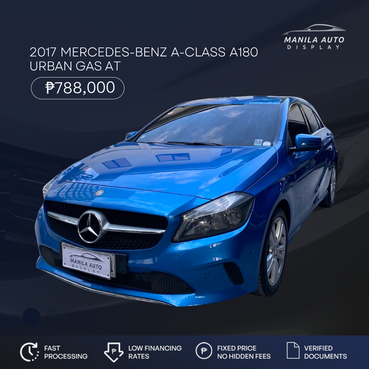 2017 MERCEDES-BENZ A-CLASS A180 URBAN GAS AUTOMATIC TRANSMISSION
