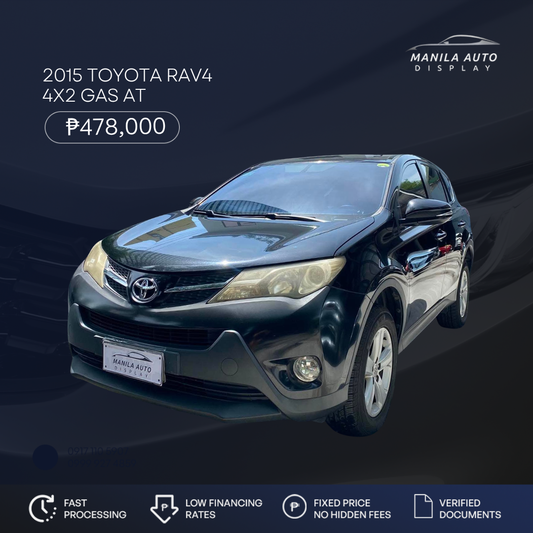 2015 TOYOTA RAV4 RAV 4 2.5L 4X2 GAS AUTOMATIC TRANSMISSION