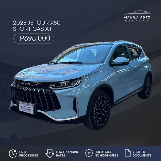 2025 JETOUR X50 SPORT GAS AUTOMATIC TRANSMISSION