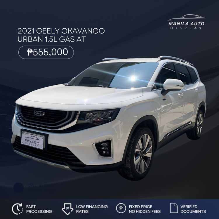 2021 GEELY OKAVANGO URBAN 1.5L GAS AUTOMATIC TRANSMISSION