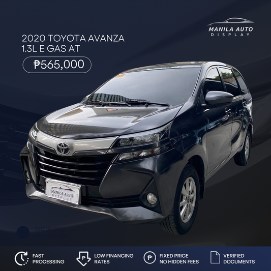 2020 TOYOTA AVANZA 1.3L E GAS AUTOMATIC TRANSMISSION