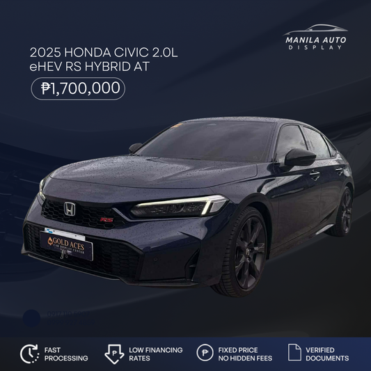 2025 HONDA CIVIC 2.0L EHEV RS HYBRID AUTOMATIC TRANSMISSION