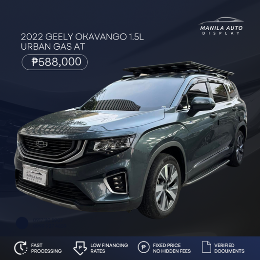 2022 GEELY OKAVANGO 1.5L URBAN GAS AUTOMATIC TRANSMISSION
