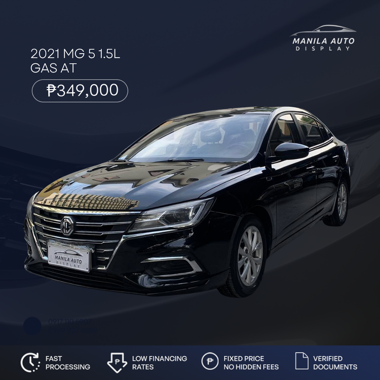 2021 MG 5 1.5L ALPHA GAS AUTOMATIC TRANSMISSION
