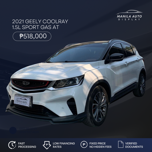 2021 GEELY COOLRAY 1.5L SPORT GAS AUTOMATIC TRANSMISSION