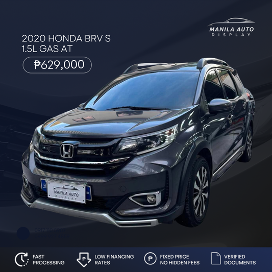 2020 HONDA BRV BR-V S 1.5L GAS AUTOMATIC TRANSMISSION